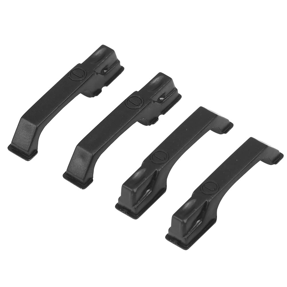 Jacksing Crawler Door Hinge - Durable Plastic RC Car Hinge for RC Toys & Models (Black) - Perfect for Crawler, Drift & Off-Road RC Vehicle Upgrades