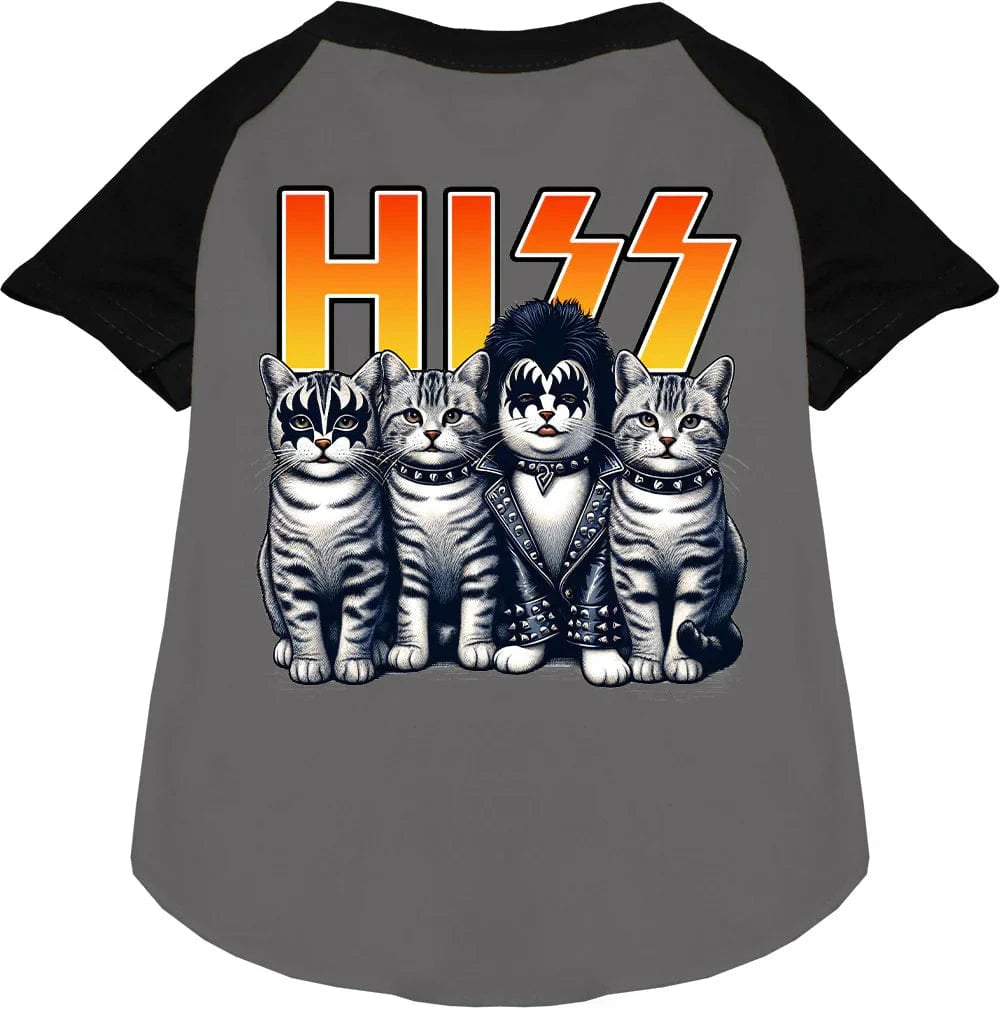 HISS Rock N Roll Pet Jersey - Punk Style Dog & Cat Clothes - Comfortable Pet Apparel for Concerts, Parties & Photo Shoots