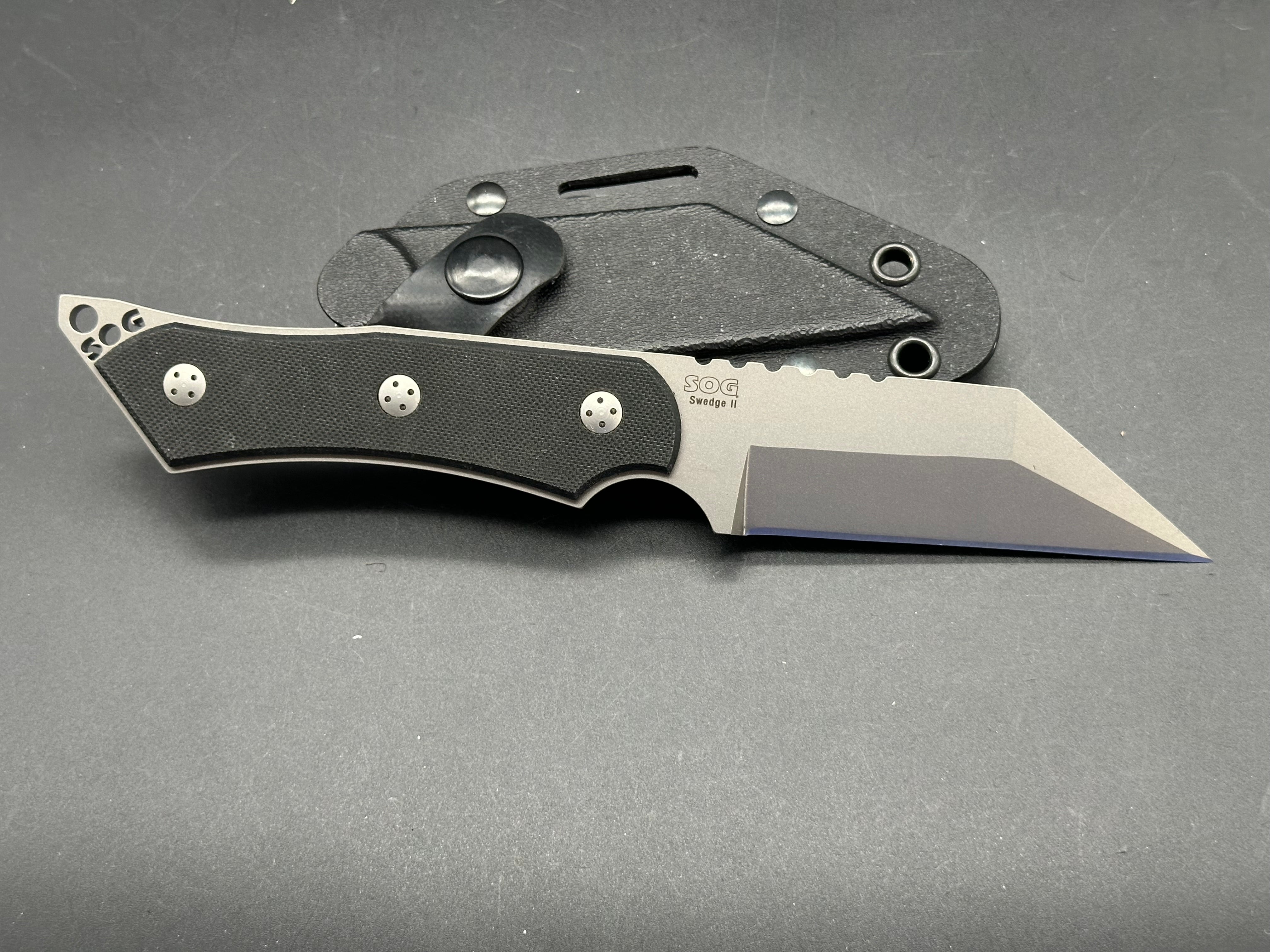 SOG BH02 Swedge II Fixed Blade Knife - 4.75