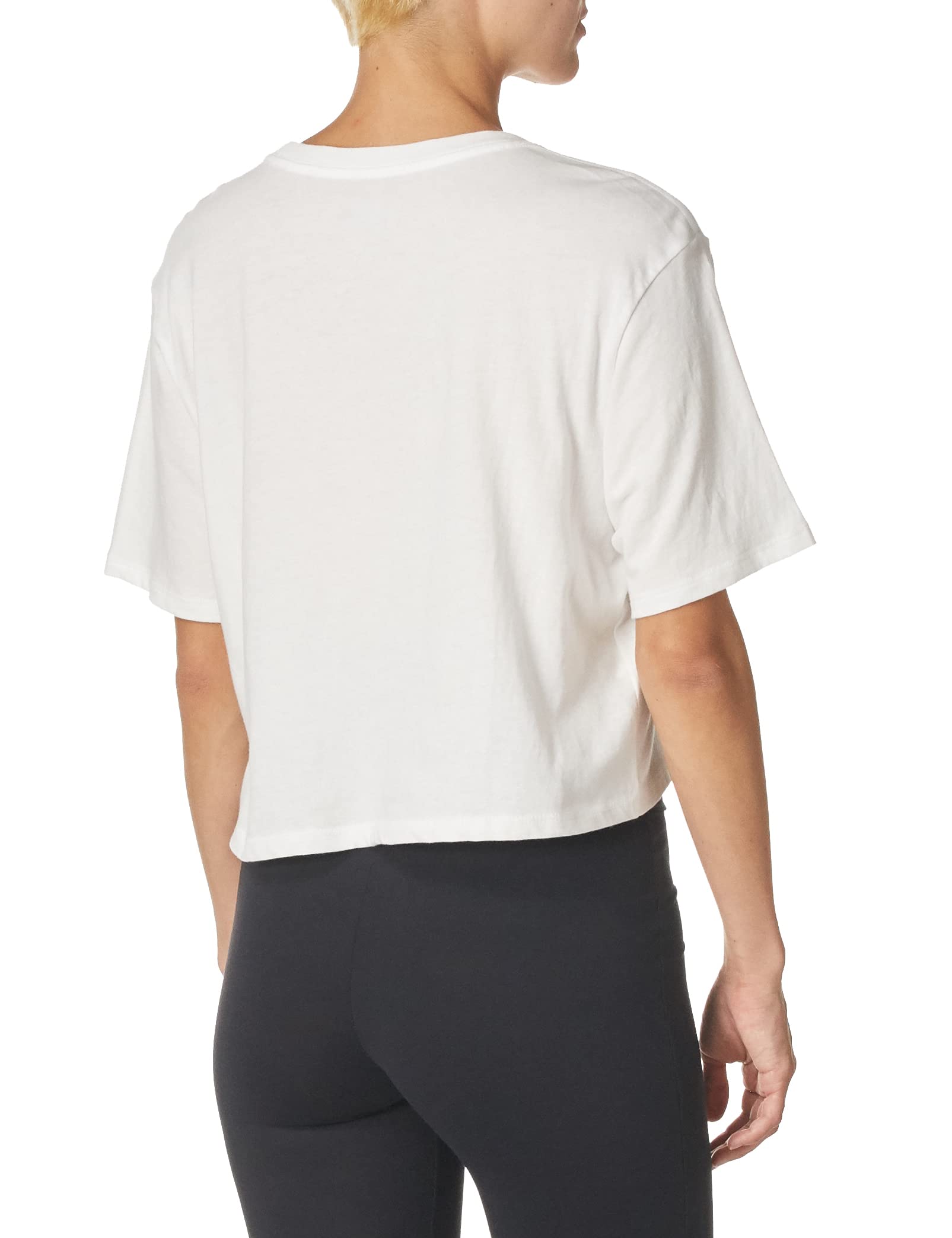 PUMA Women's Essentials+ Cropped T-Shirt - Soft Cotton Short Sleeve Casual Top for Workout, Yoga & Everyday Wear