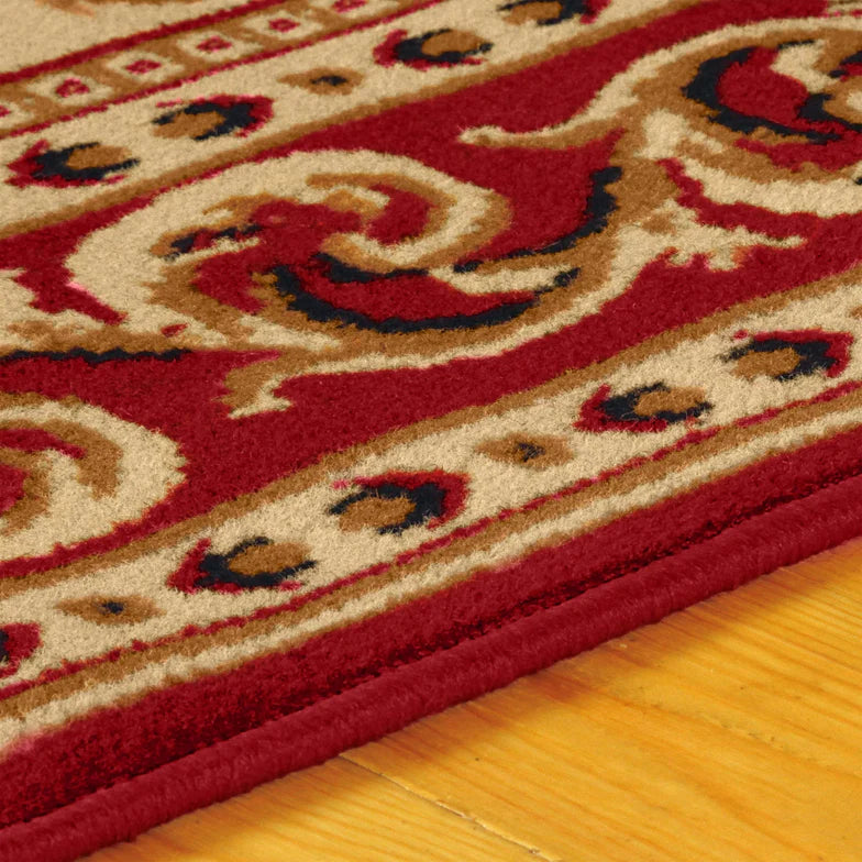Longfield Floral Oriental Traditional Formal Indoor Area Rug - Elegant Home Decor for Living Room, Bedroom & Dining Room