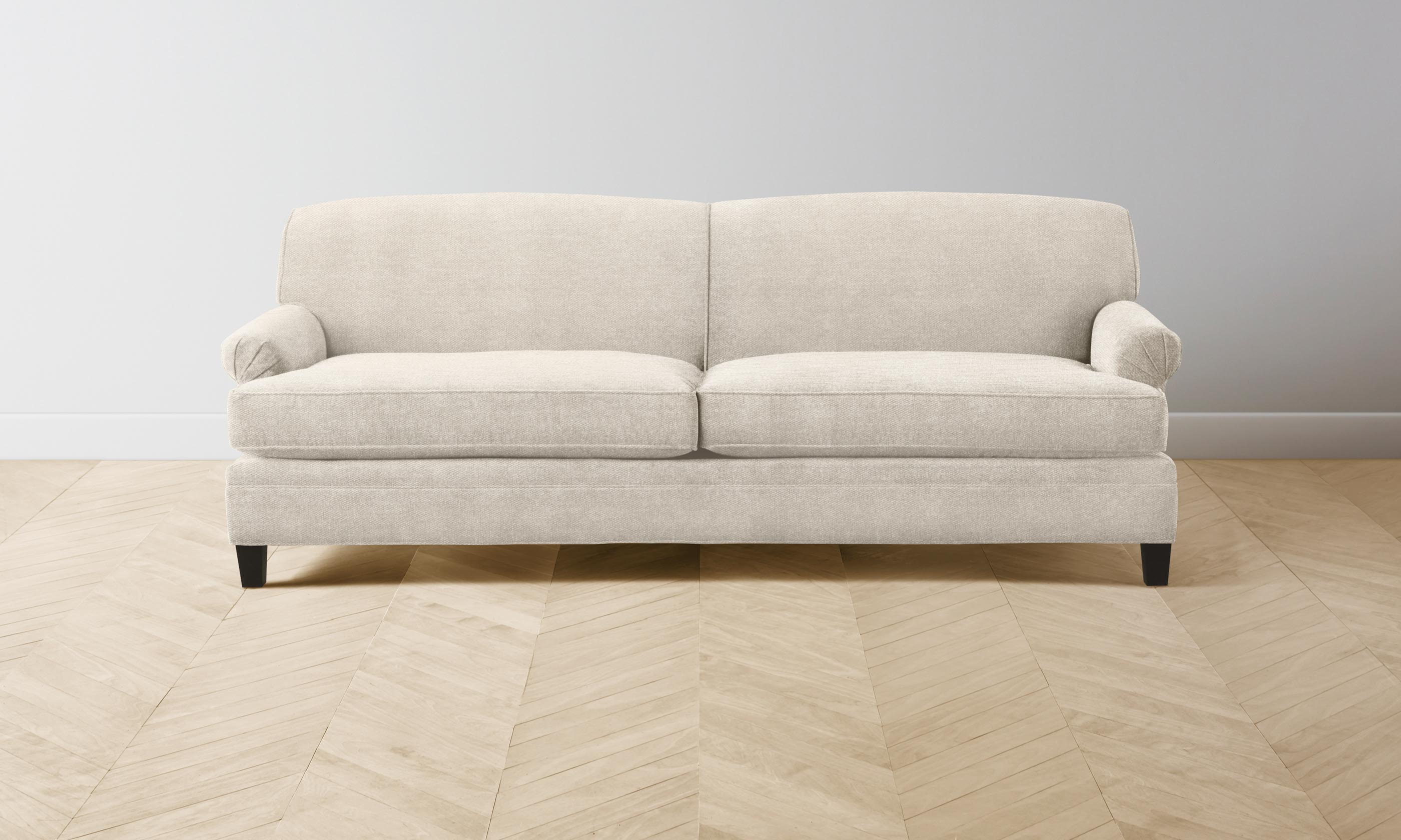 Carmine Sofa - Premium Performance Woven Chenille Fabric in Desert Color - Perfect for Living Rooms, Family Rooms & Cozy Home Spaces