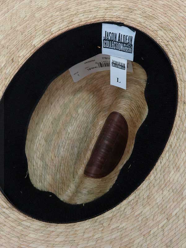 Resistol RSHKTWBJA41 Jason Aldean Hicktown Straw Cowboy Hat - Verde Bound Western Style for Men - Perfect for Country Music Festivals & Outdoor Adventures