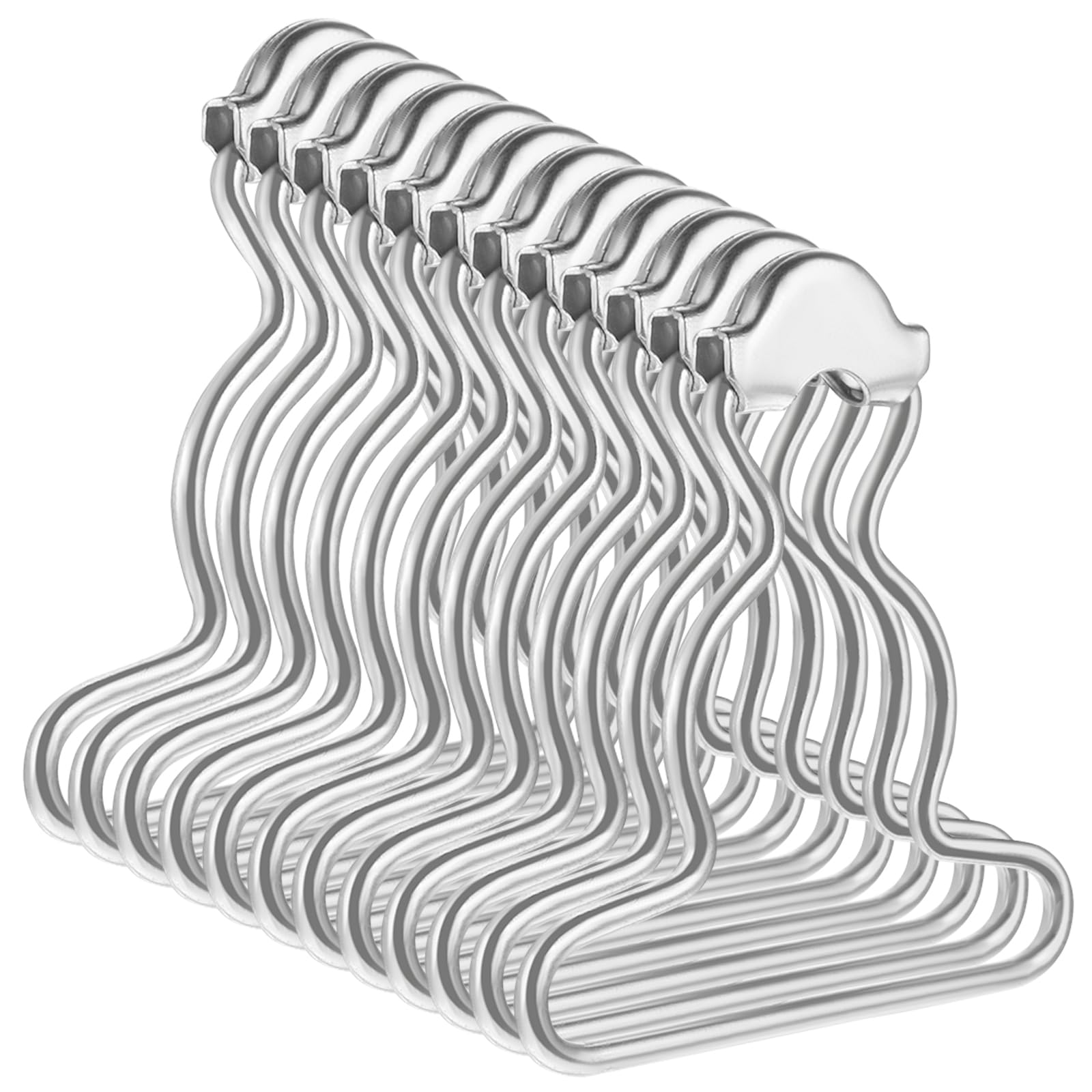 12Pcs Silver 1.5 Inch Metal Suspender Clips for Dungaree Overalls - Durable Replacement Buckles for Workwear, Cosplay & Vintage Fashion Outfits