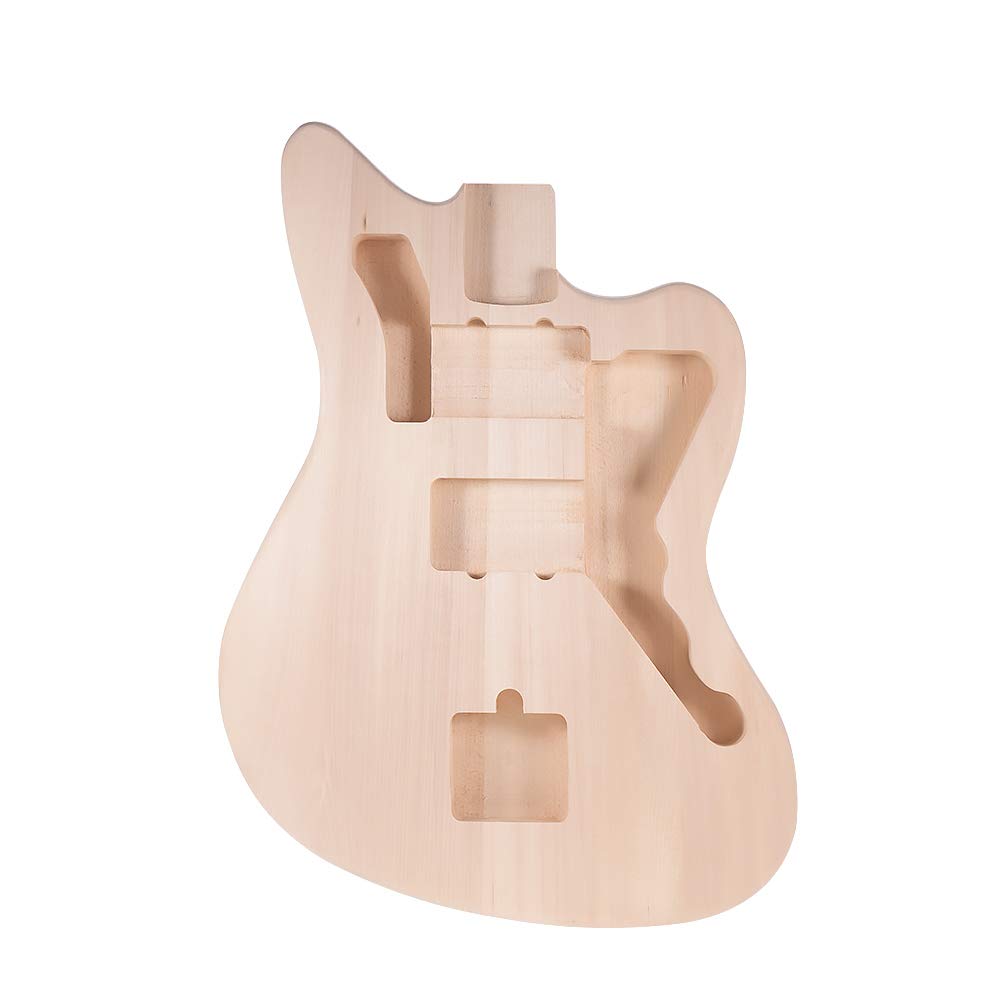 Unfinished MZB-T DIY Electric Guitar Body - Basswood Blank for Custom Builds | Perfect for Guitar Mods, DIY Projects & Luthier Creations
