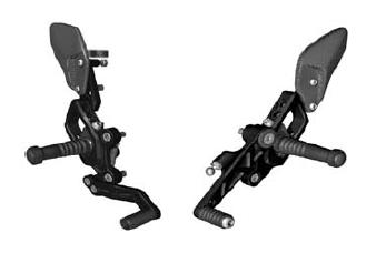 BMW K1300S K1300R HP Rearset Kit - High Performance Adjustable Footpegs for Racing & Street Riding - Perfect for Track Days & Custom Motorcycle Builds
