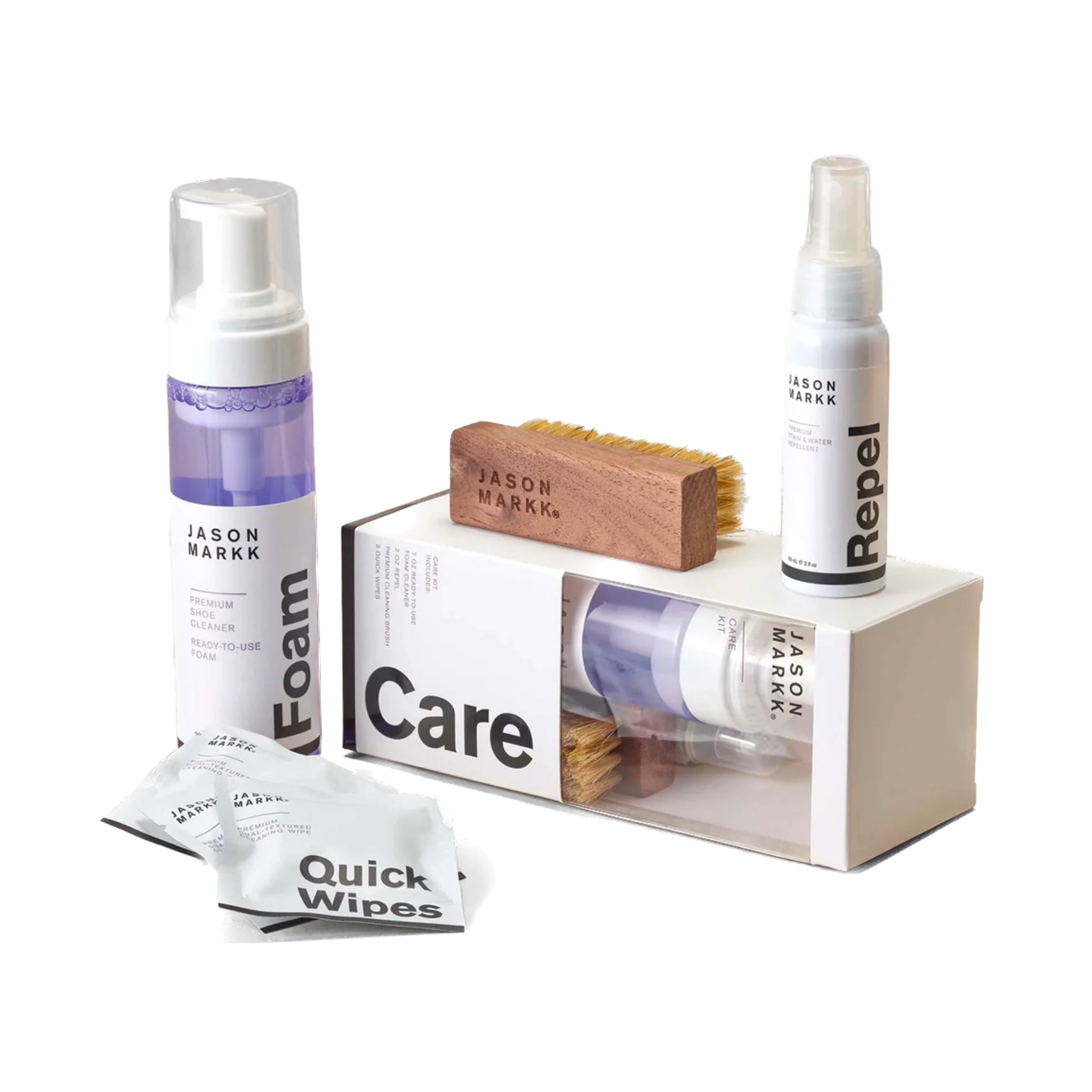 Jason Markk Premium Shoe Care Kit - Sneaker Cleaning & Protection Set for Men & Women - Perfect for Cleaning, Conditioning & Protecting Leather, Suede & Canvas Shoes - Ideal for Sneakerheads & Shoe Lovers