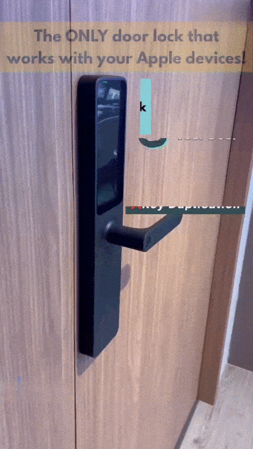Aqara A100 Smart Door Lock - Keyless Entry, Fingerprint & Bluetooth Access - Secure Your Home with Smart Technology | Perfect for Apartments, Houses & Vacation Rentals