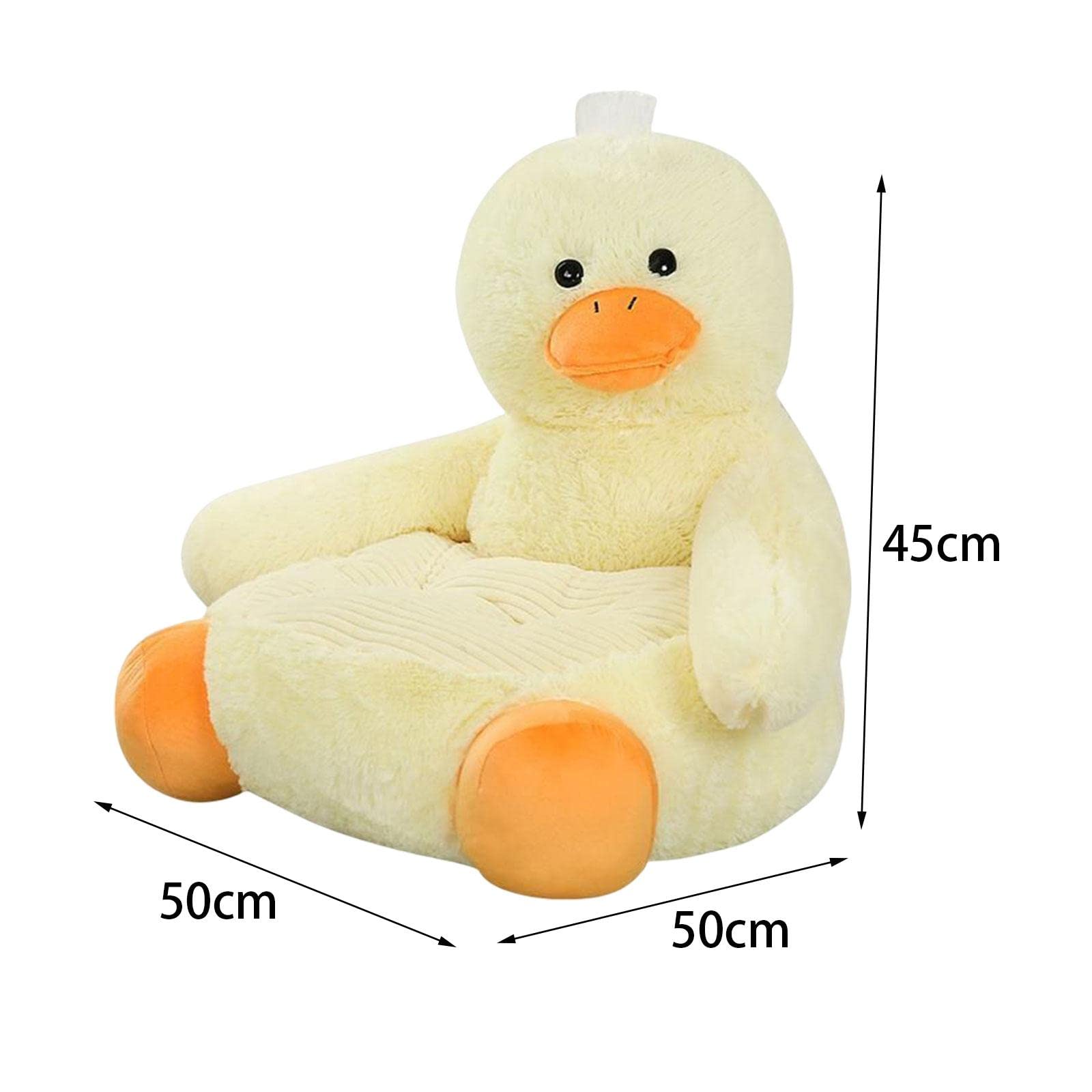 **Kids Animal Shaped Sofa Seat - Duck Design Cushion for Bedroom, Living Room & Home Decor - Perfect for Playtime, Reading Nook & Cozy Relaxation**