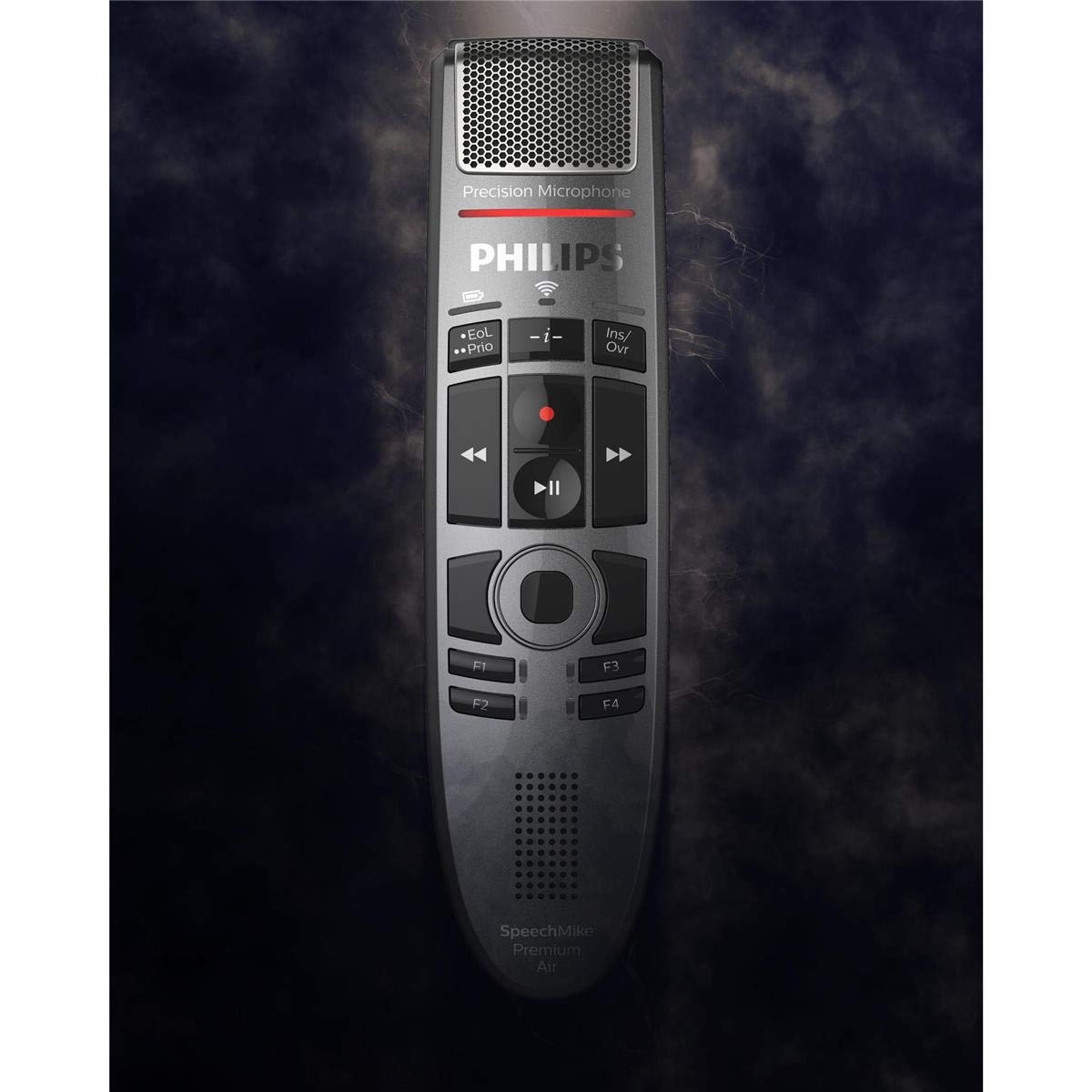 Philips SpeechMike Premium Air Wireless Dictation USB Microphone with Push-Button Control - Ideal for Medical Transcription, Legal Documentation & Office Dictation