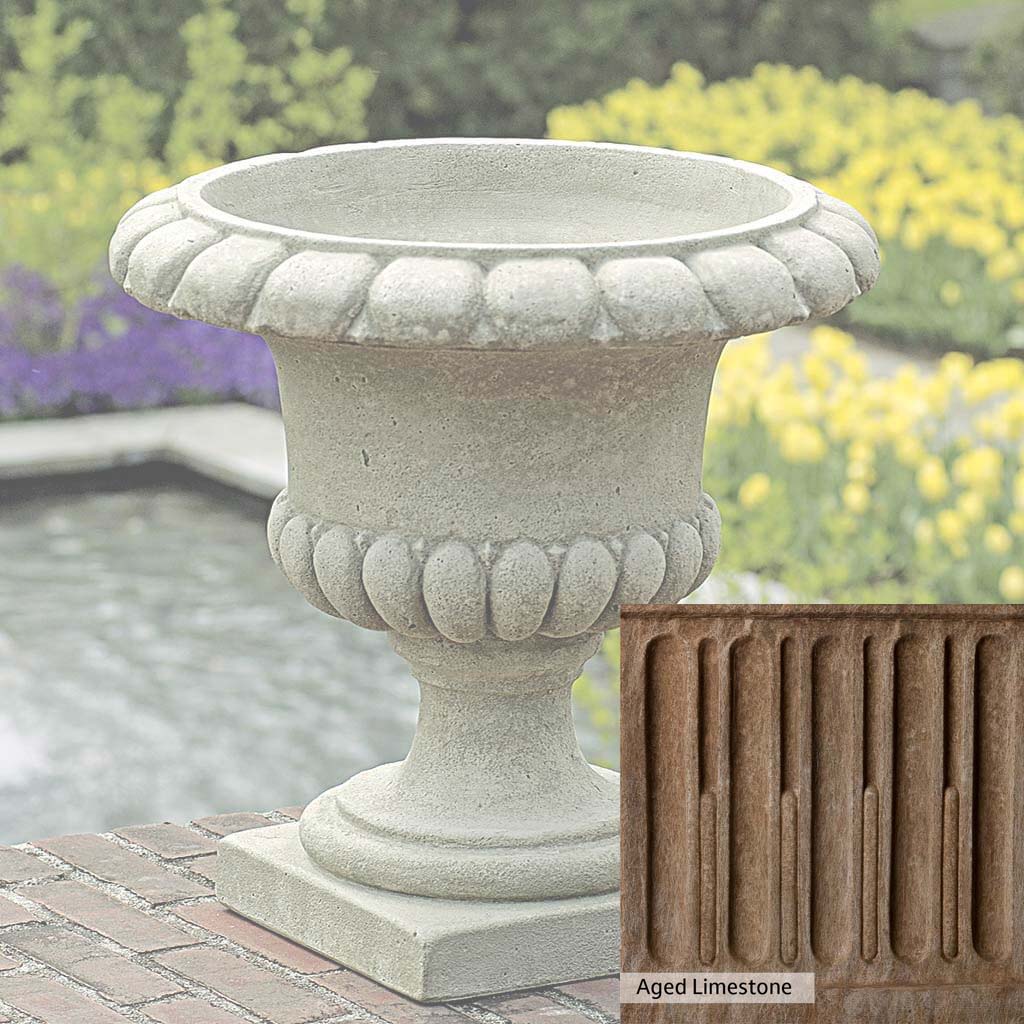 Campania International Longwood Main Fountain Garden Urn - Classic Outdoor Decorative Planter for Patio, Garden & Landscape Design | Perfect for Flowers, Plants & Water Features