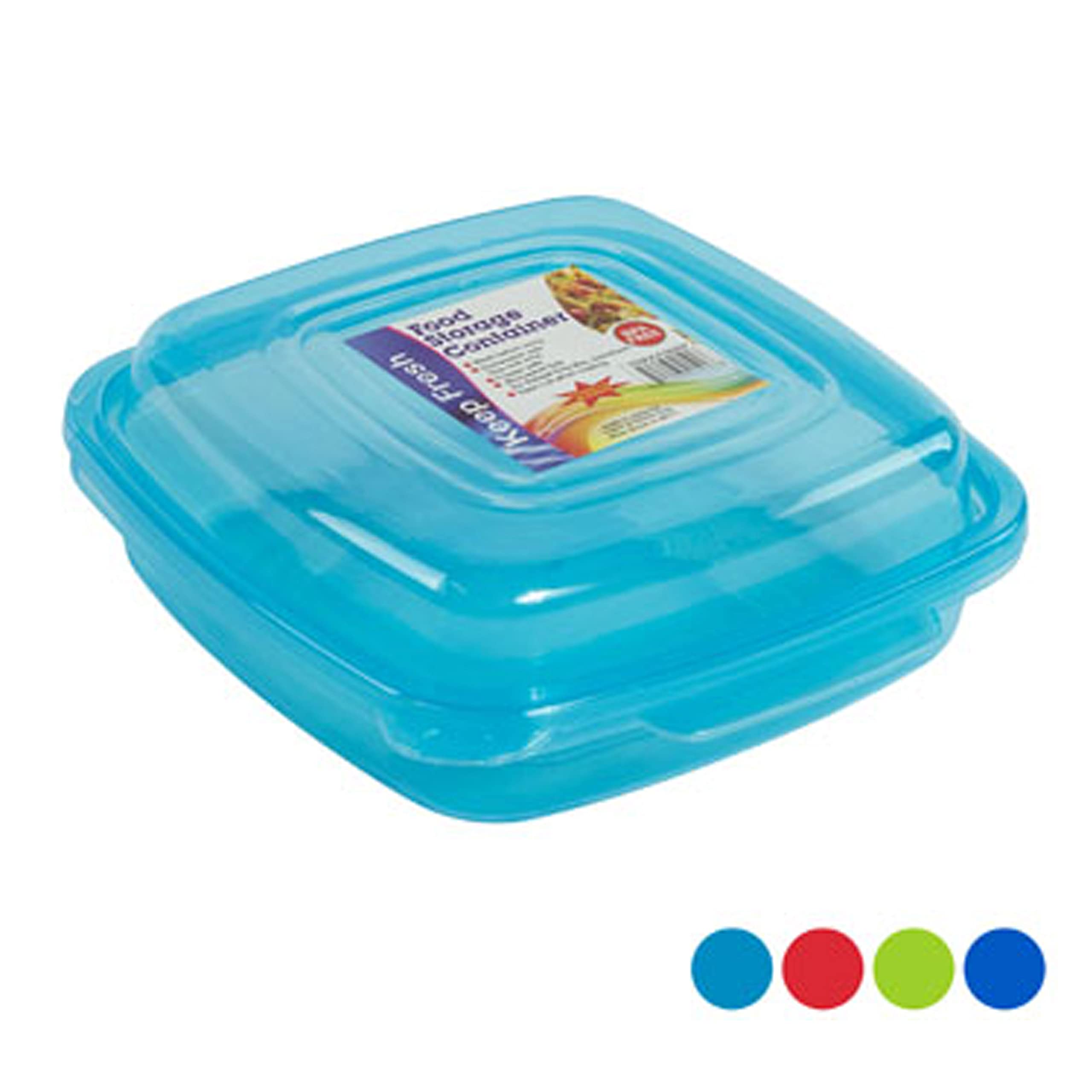 2-Piece BPA-Free Reusable Food Storage Containers with Lids - Microwave & Freezer Safe Meal Prep Containers for Lunch, Leftovers & Takeout | Perfect for Office, School & Picnics