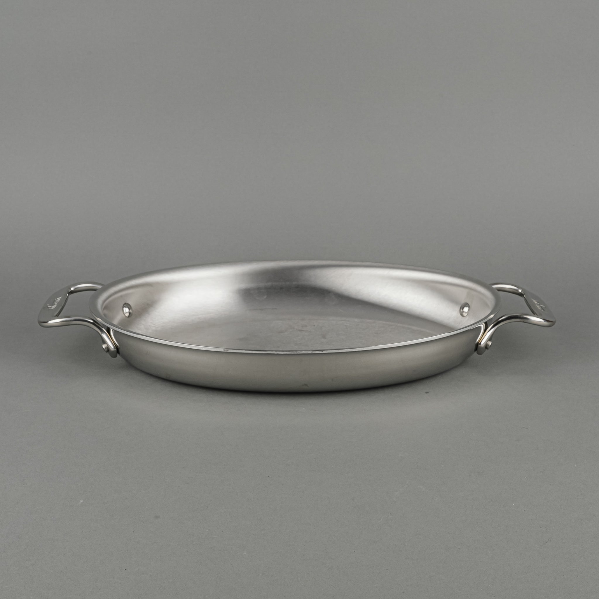All-Clad Stainless Steel Oval Au Gratin Dish - Oven Safe Baking Pan for Potatoes, Casseroles & French Onion Soup - Perfect for Holiday Dinners & Family Gatherings