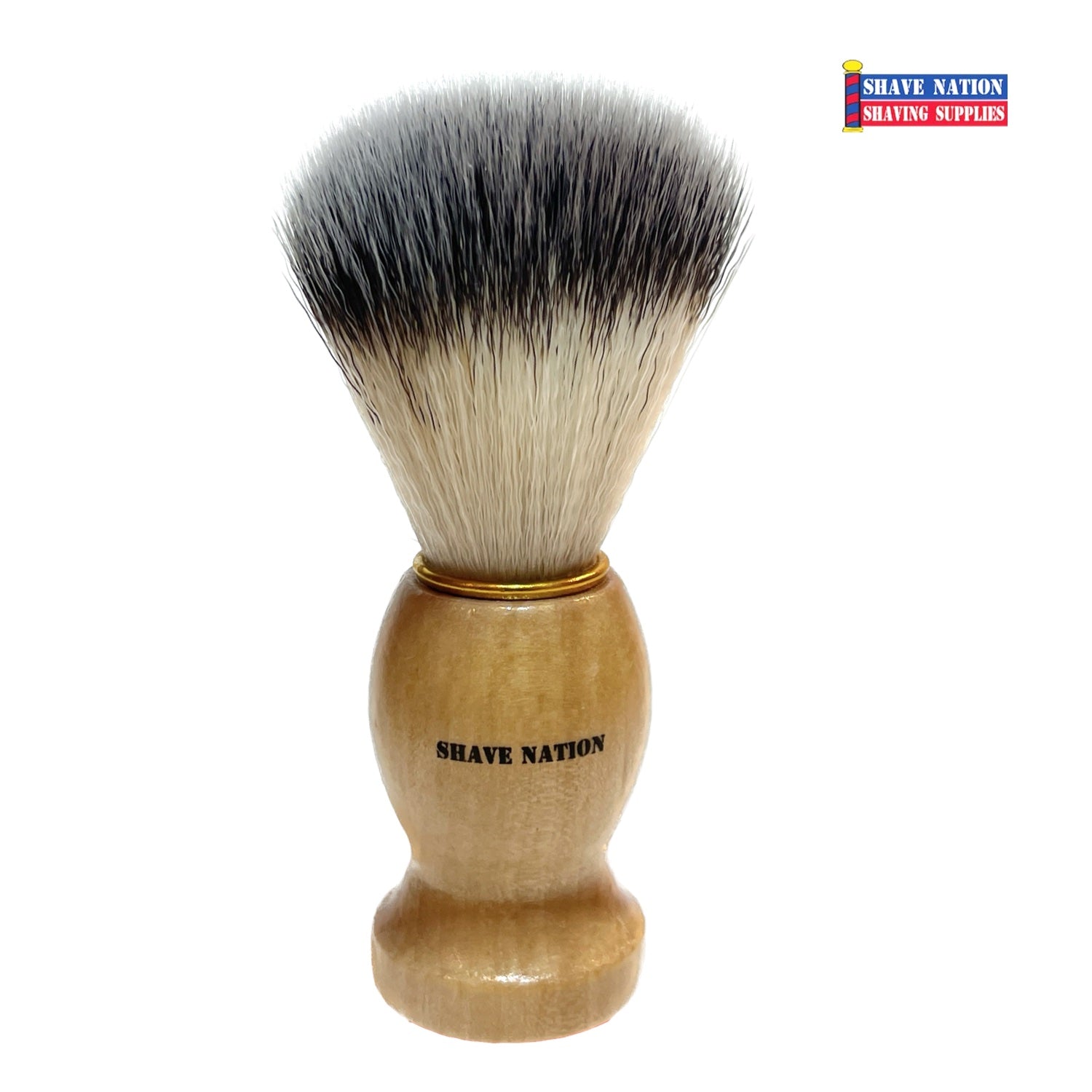 Premium Synthetic Shaving Brush for Men - Soft & Durable Facial Hair Grooming Tool - Ideal for Wet Shaving, Beard Care & Luxury Skincare Routine