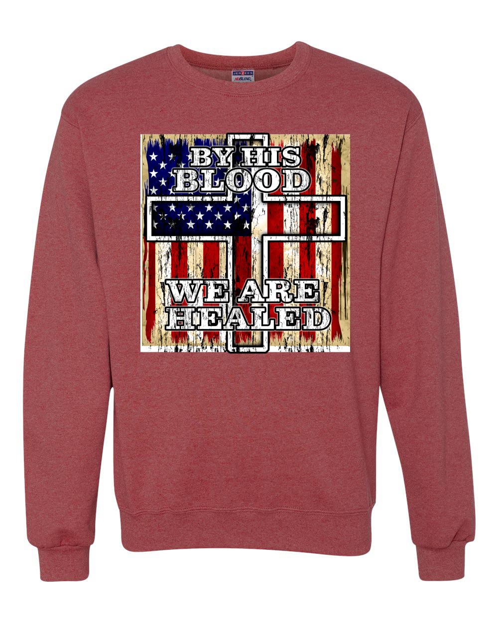 Wild Bobby Christian Graphic Sweatshirt - Inspirational Unisex Crewneck for Faith & Worship
