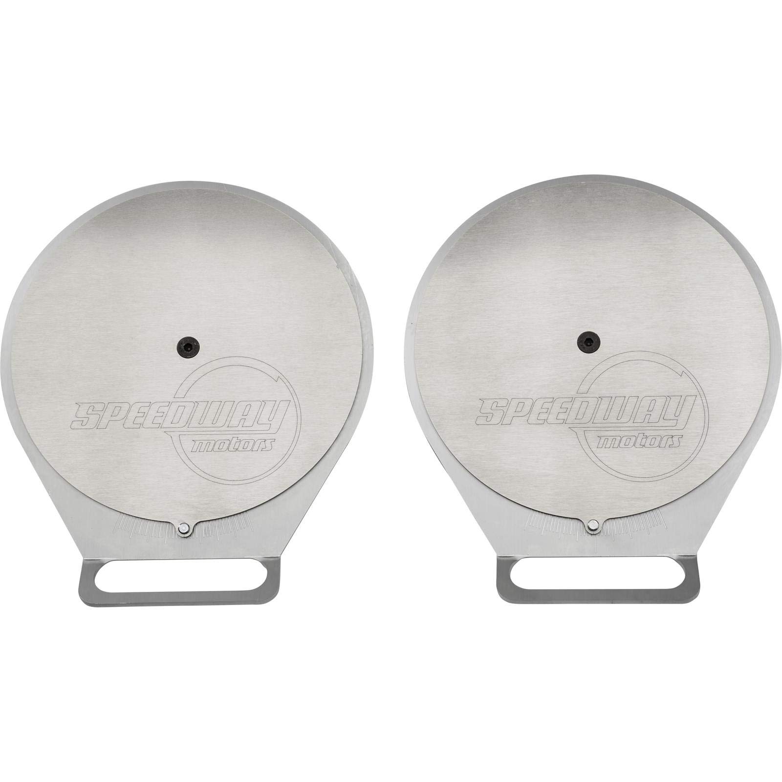 Premium Aluminum Wheel Alignment Turn Plates 0-20 Degrees - Portable Car Repair Tool with Smooth Handle, Clear Degree Markings, 5/16