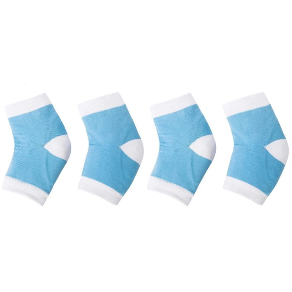 Beaupretty 2 Pairs Whitening Moisturizing Socks for Cracked Heels - Nylon Gel Foot Care Socks with Anti-Chapping Protection - Perfect for Dry Skin & Overnight Foot Treatment