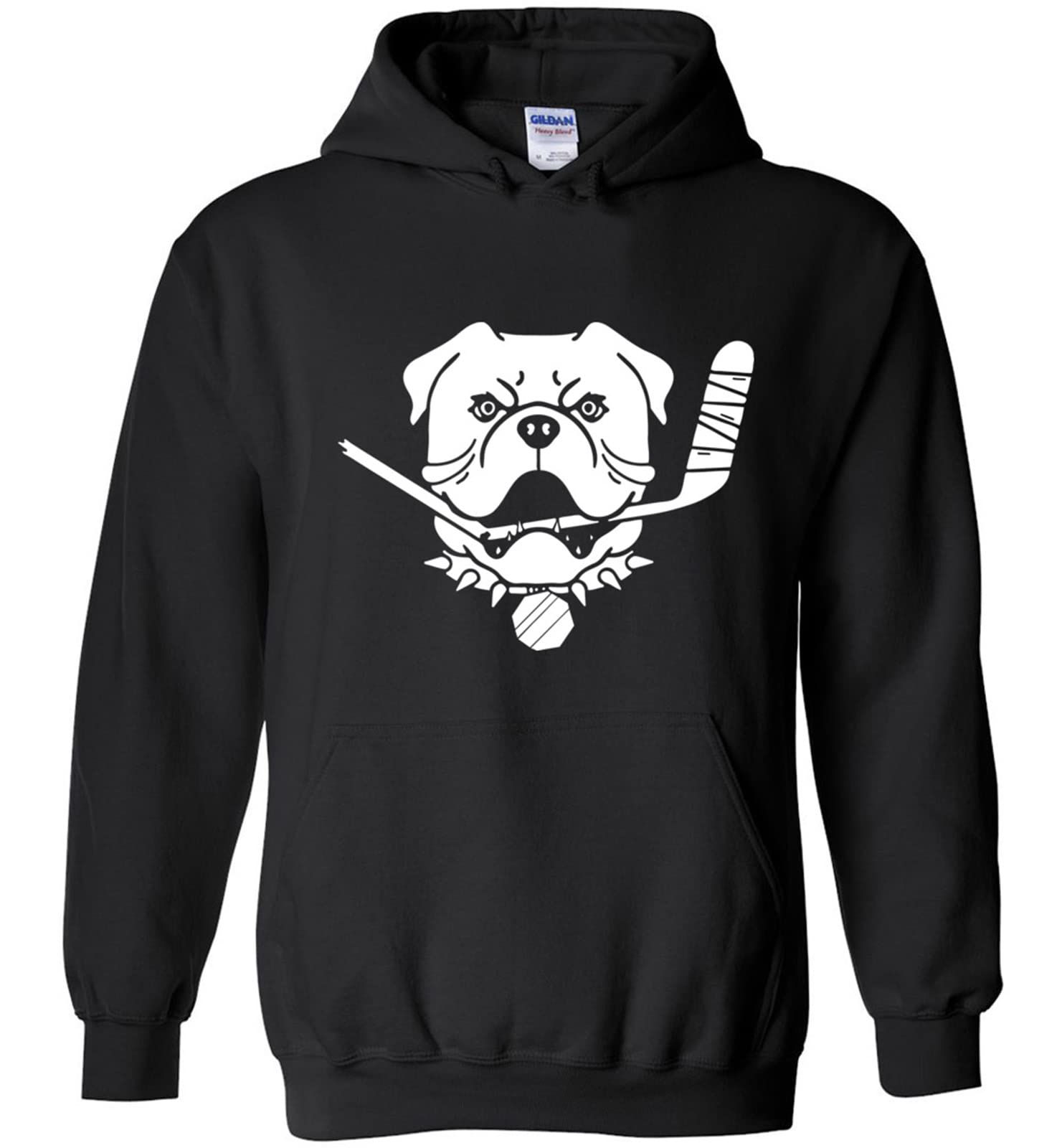 Sudbury Bulldogs Shore 69 Black Hoodie - Men's Pullover Sweatshirt for Casual Wear, Sports & Outdoor Activities
