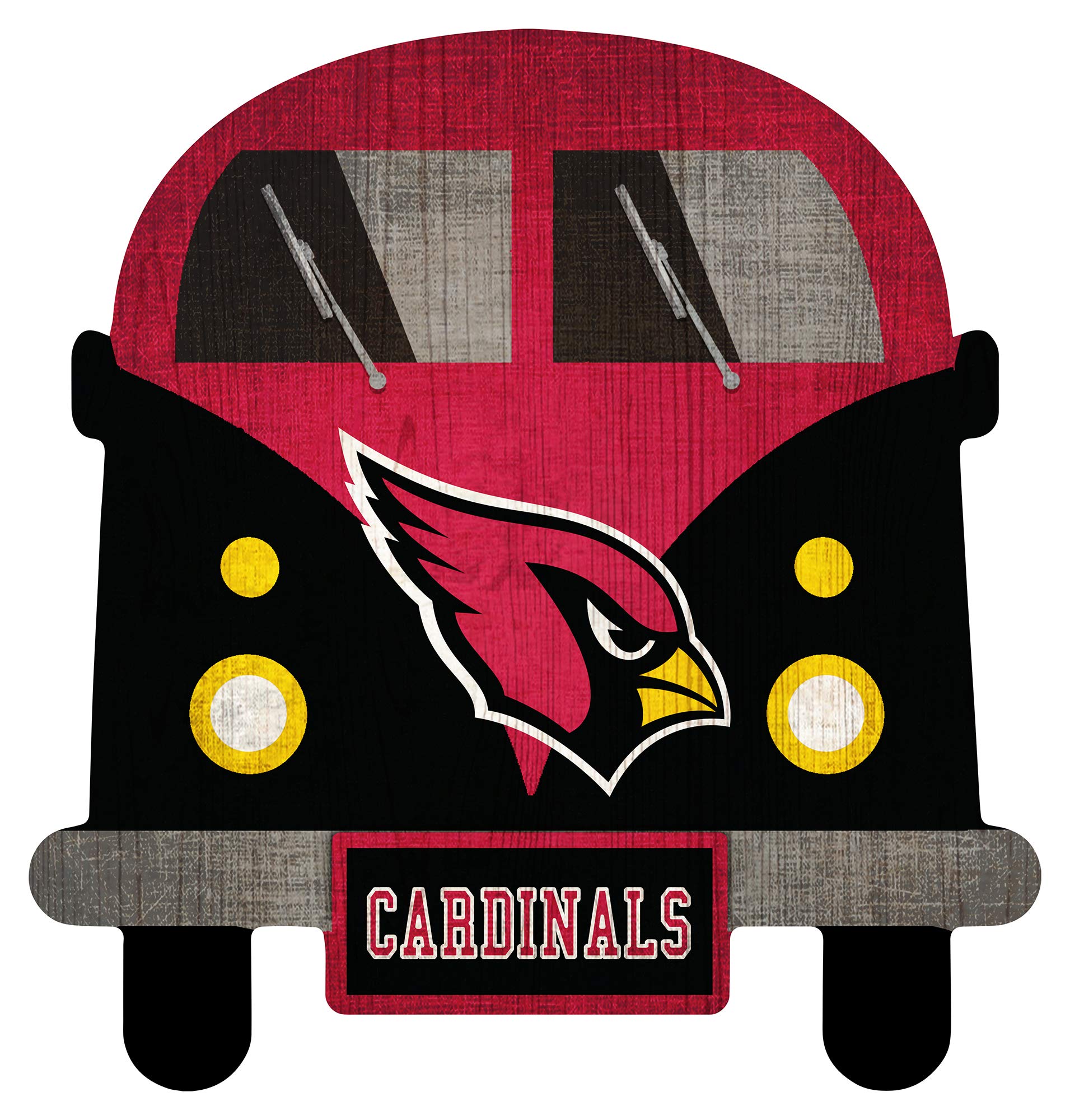 Fan Creations NFL 12-Inch Team Bus Sign - Officially Licensed Football Decor for Tailgating, Game Room & Man Cave