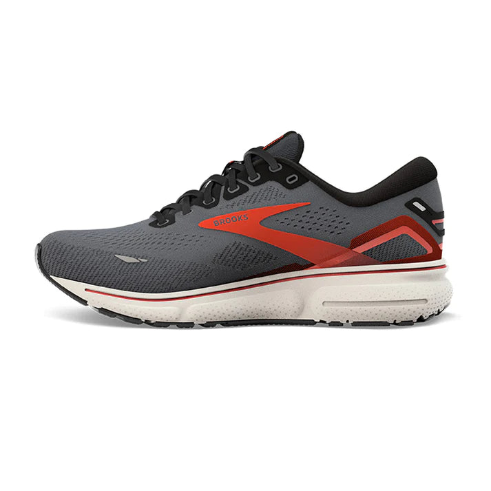 Brooks Men's Ghost 15 Running Shoes - Lightweight Cushioned Sneakers for Road Running & Jogging - D024 - Perfect for Marathon Training, Gym Workouts & Daily Walking