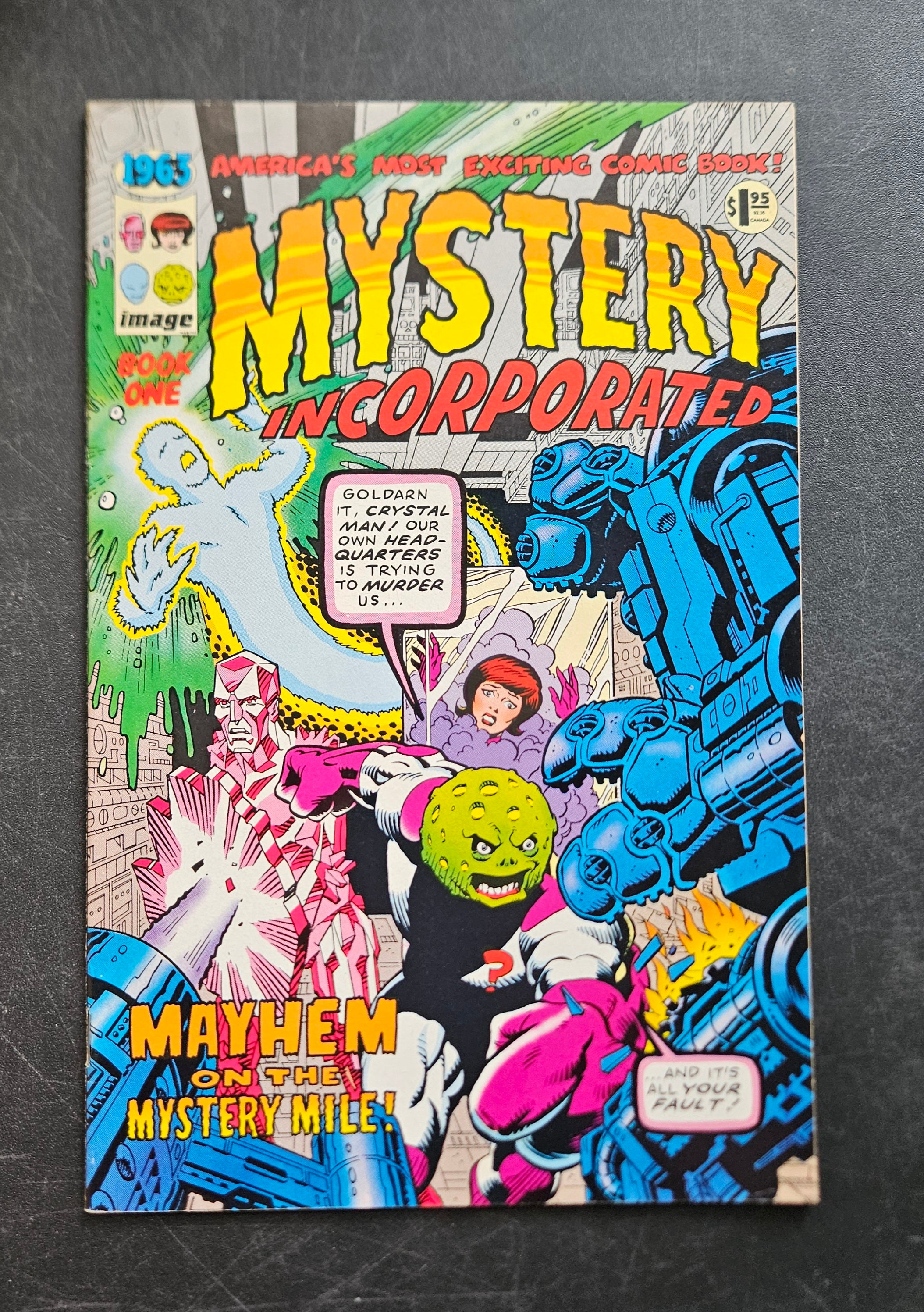 Mystery Incorporated Book 1: Mayhem On The Mystery Mile - 1963 Edition | April 1993 Image Comics | Vintage Comic Book Collection for Collectors & Mystery Lovers