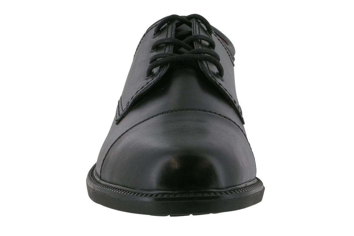 Dockers Gordon Cap Toe Oxford Dress Shoes for Men - Classic Black Leather Business Formal Shoes for Office, Wedding & Professional Occasions