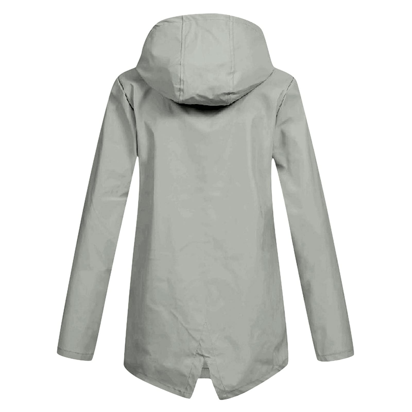 Waterproof Women's Windbreaker Jacket with Hood - Lightweight Long Raincoat for Hiking, Travel & Outdoor Activities | Perfect for Rainy Days & Adventure Trips