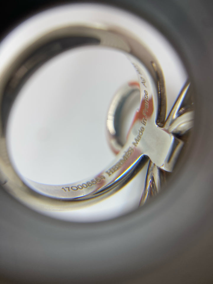 Hermes Mors De Bride Ring - Size 4.5, Authentic Luxury Equestrian Jewelry for Women | Perfect for Weddings, Anniversaries & Special Occasions