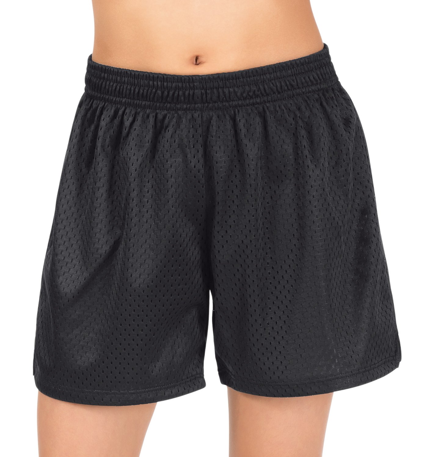 Girls' Breathable Mesh Gym Shorts - Lightweight Athletic Running Shorts for Kids & Teens - Perfect for School PE, Yoga, and Outdoor Activities