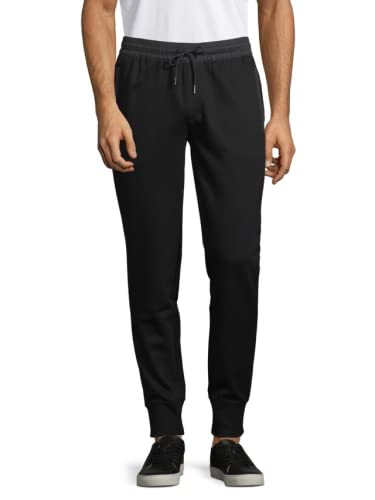 Hugo Boss Lamont Men's Jogging Pants - Large Size, Black - Comfortable Lounge & Athletic Pants for Casual Wear, Gym, and Travel