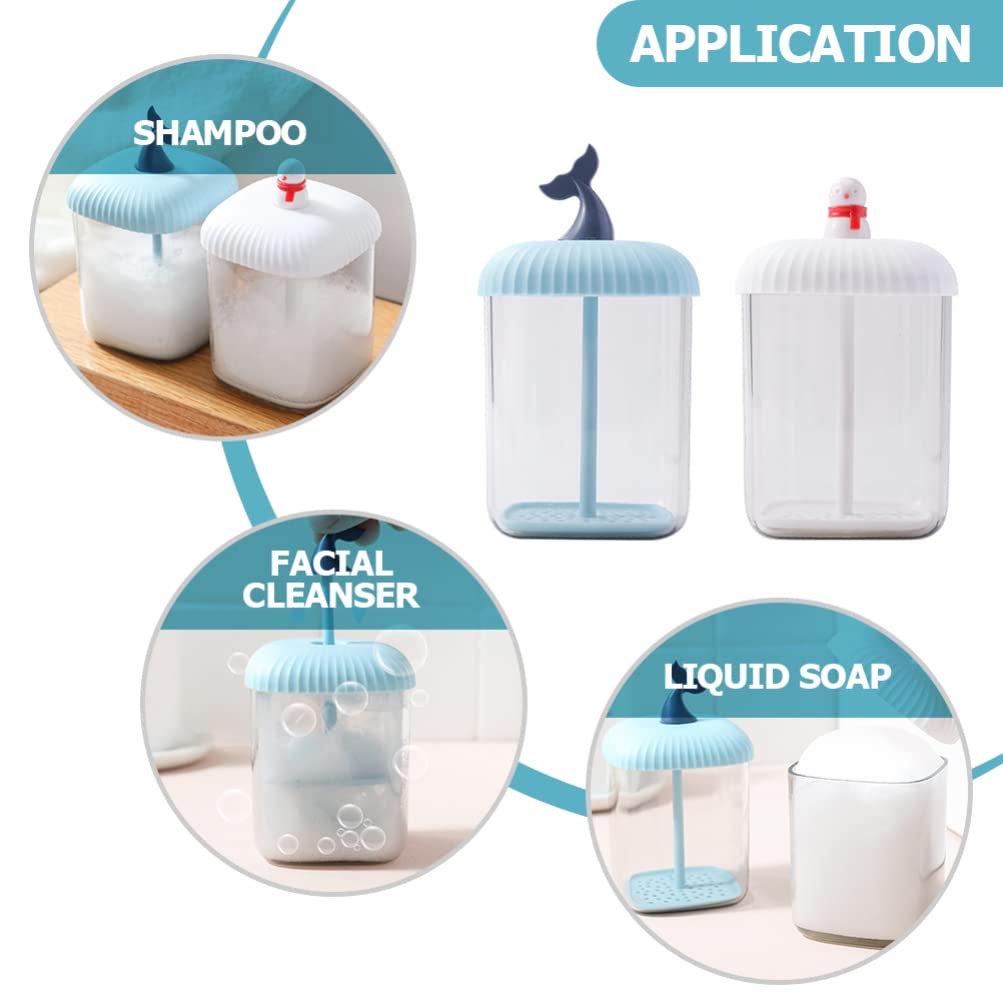 Minkissy 2-Piece Marshmallow Whip Maker & Face Foam Maker Set - Rich Cream Foamer, Facial Cleanser Foam Cup for Deep Cleansing - Perfect for Skincare Routine & DIY Beauty Treatments at Home