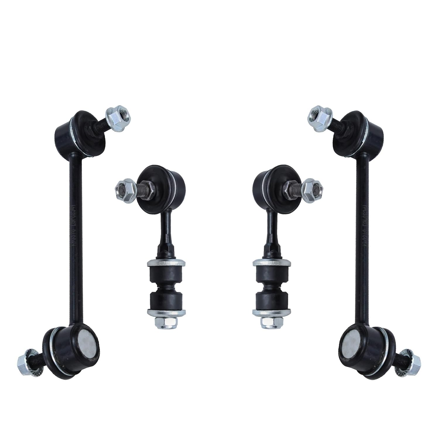 Detroit Axle Complete Strut Assembly Kit for 2000-2005 Hyundai Sonata & Kia Optima Magentis - 4 Struts with Coil Springs & Sway Bar Links - Front & Rear Suspension Replacement - Perfect for Smooth Ride & Enhanced Vehicle Stability on Roads