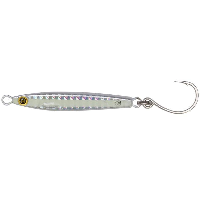 Premium Hogy Heavy Minnow Jigs with VMC 4X Inline Hooks - Saltwater Fishing Lures for Bass, Walleye & Stripers - Ideal for Casting, Trolling & Jigging in Deep Waters