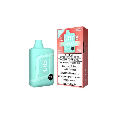 STLTH 8K PRO Disposable Vape with LED Display - 8000 Puffs | 5-Pack for Long-Lasting Use | Perfect for Travel, Parties & On-the-Go Vaping (Ontario)