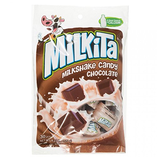 Milkita Chocolate Milk Chewy Candy 4.23 oz (120g) - Delicious Soft Candy for Kids, Snacks, Parties & Gifts | Bulk Pack of Asian Sweets