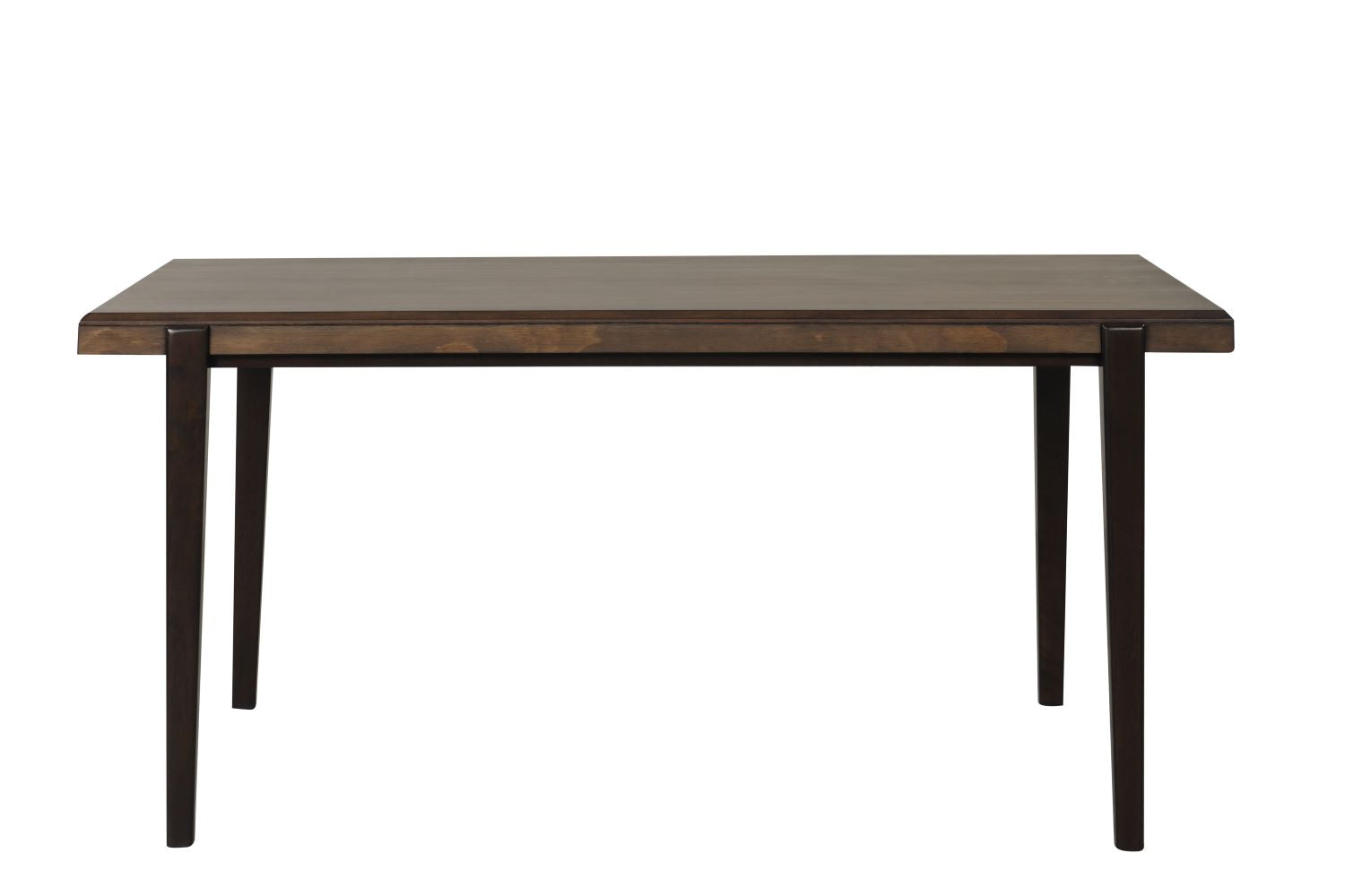 Arabella 7-Piece Dining Set - Modern Black & Brown Wooden Table & Chairs for Kitchen, Dining Room, or Outdoor Patio
