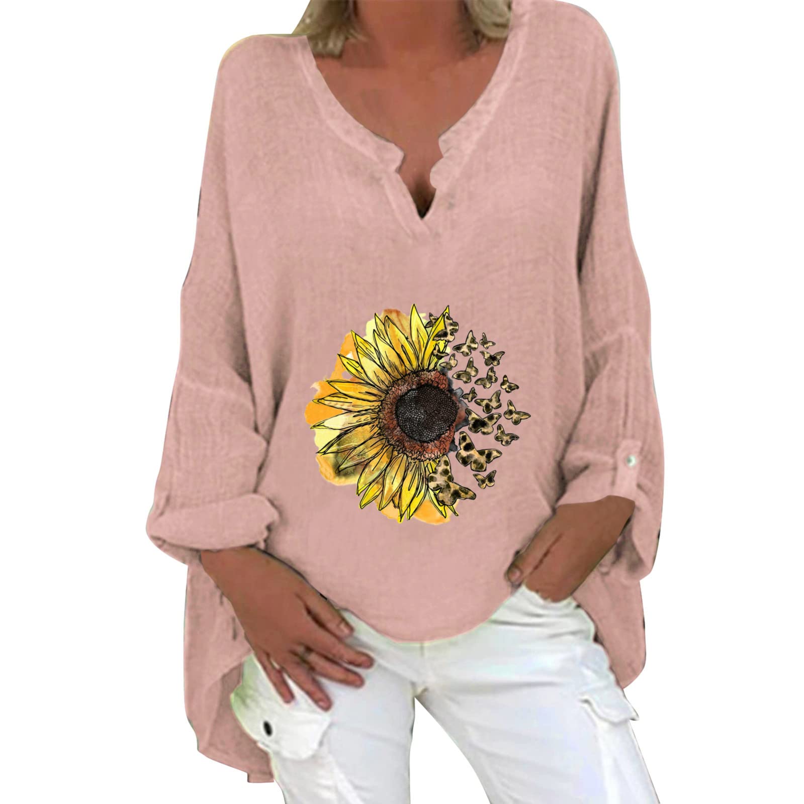 Women's Casual Tops - Workout Shirts, Holiday T-Shirts & Loose Blouses | Summer Tunic Tees & Dressy Tops for Everyday Wear, Gym & Vacation Outfits