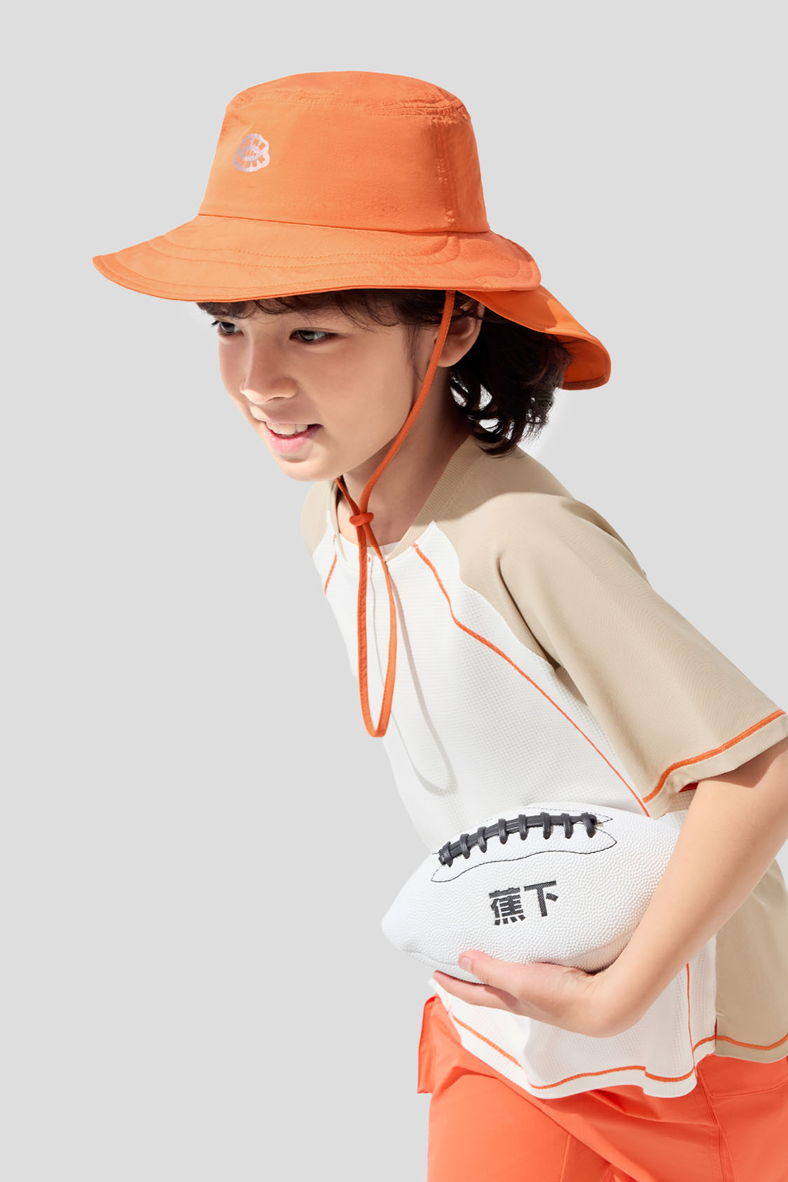 Foldable Kids Sun Hat with UPF50+ UV Protection & Shoulder Cover - Perfect for Beach, Pool, and Outdoor Activities