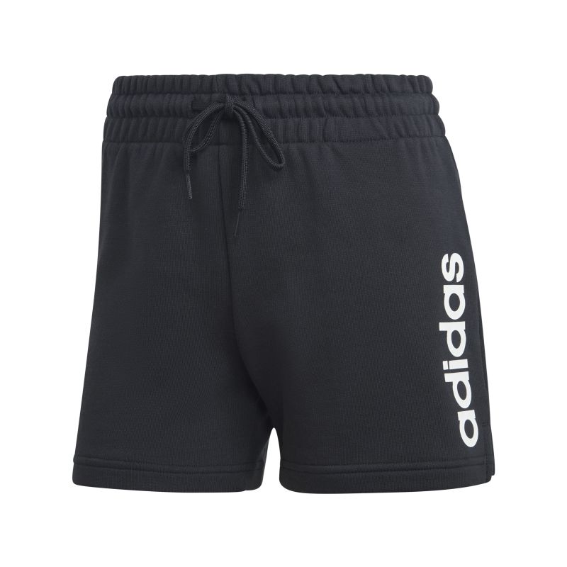 Adidas Women's Essentials Linear French Terry Shorts - Comfortable Athletic Shorts for Running, Yoga & Lounge Wear