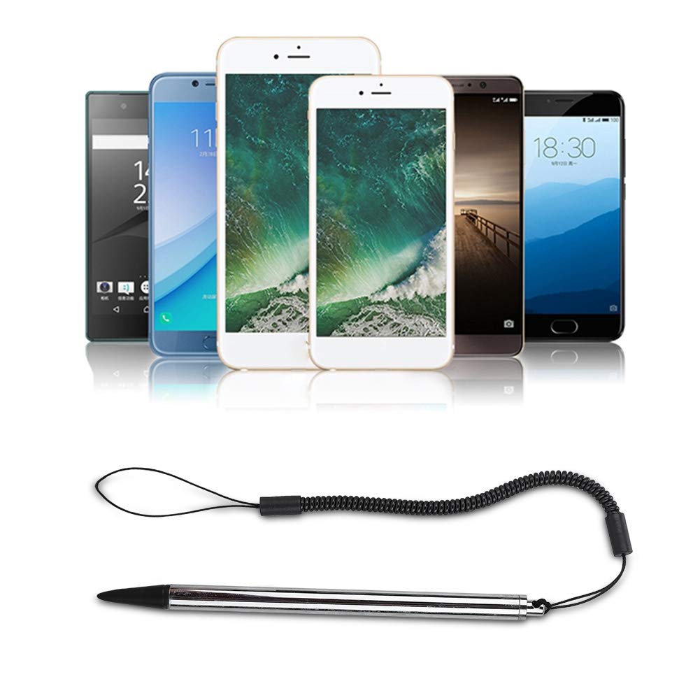 Resistive Touch Pen for Tablets & Writing Boards - Compatible with MP4/MP5 Devices (Silver) | Stylus for Drawing, Note-Taking & Digital Signatures