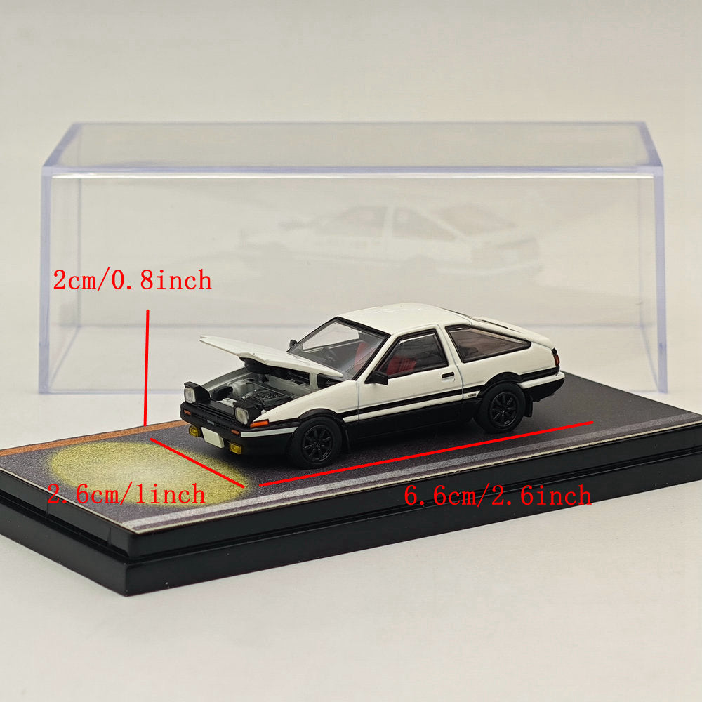 1/64 Scale Toyota Sprinter Trueno GT Apex AE86 Diecast Car Model - Hobby Japan HJ641052DB - Initial D Anime Replica for Collectors & Racing Fans