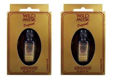2x Original Coty Wild Musk Perfume Oil by Coty – 5ml EU Version with Original Packaging | Long-Lasting Fragrance for Women, Day & Night Wear, Gift Idea for Her | Perfect for Date Nights, Office, and Special Occasions