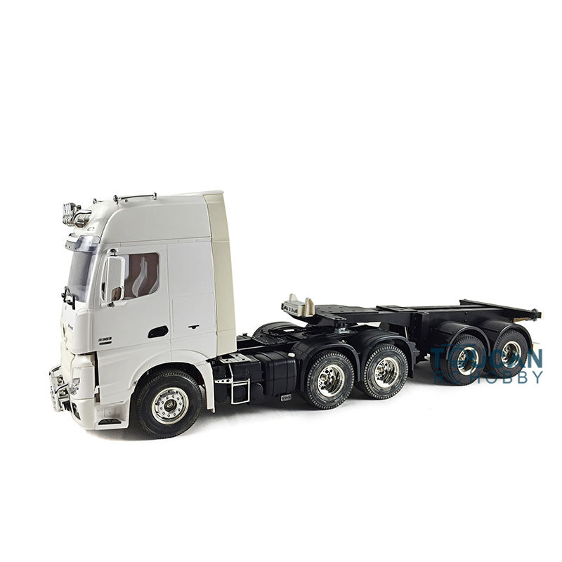 1/14 Scale RC Reefer Container Semi Trailer with Remote Controlled Tractor Truck - DIY Kit Model for Hobbyists | Perfect for RC Car Racing, Truck Simulation & Collectible Display