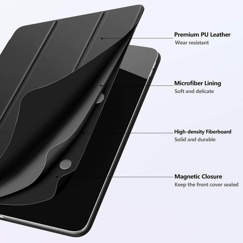 Magnetic Smart Folio Case for iPad Pro 12.9 (2020 Model) - Ultra Slim Lightweight Protective Cover with Auto Wake/Sleep | Perfect for Work, Travel & Home Use