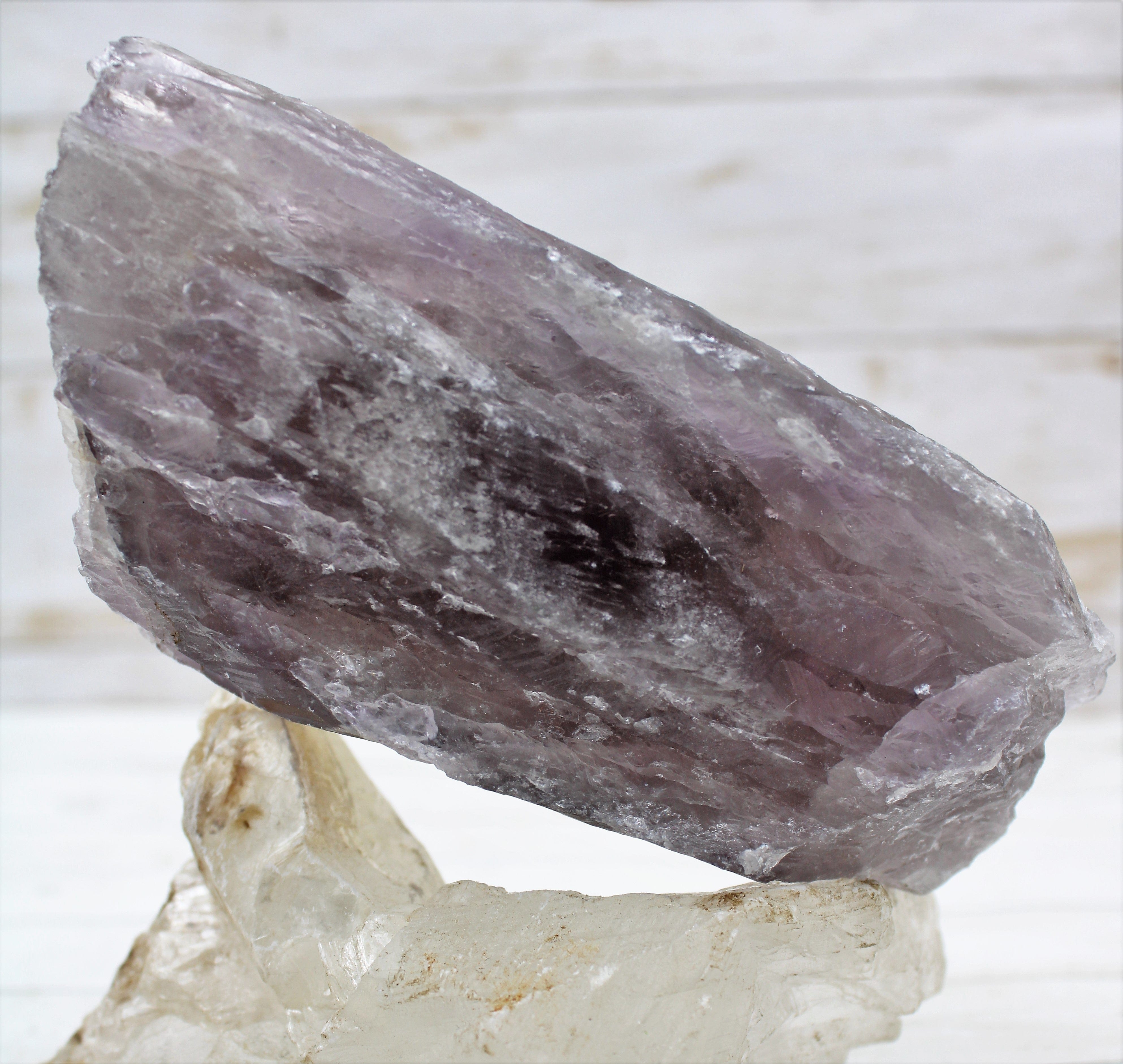 Natural Amethyst Healing Wand - Genuine Bahai Crystal for Meditation, Energy Work & Chakra Balancing - Perfect for Reiki, Yoga & Spiritual Practices