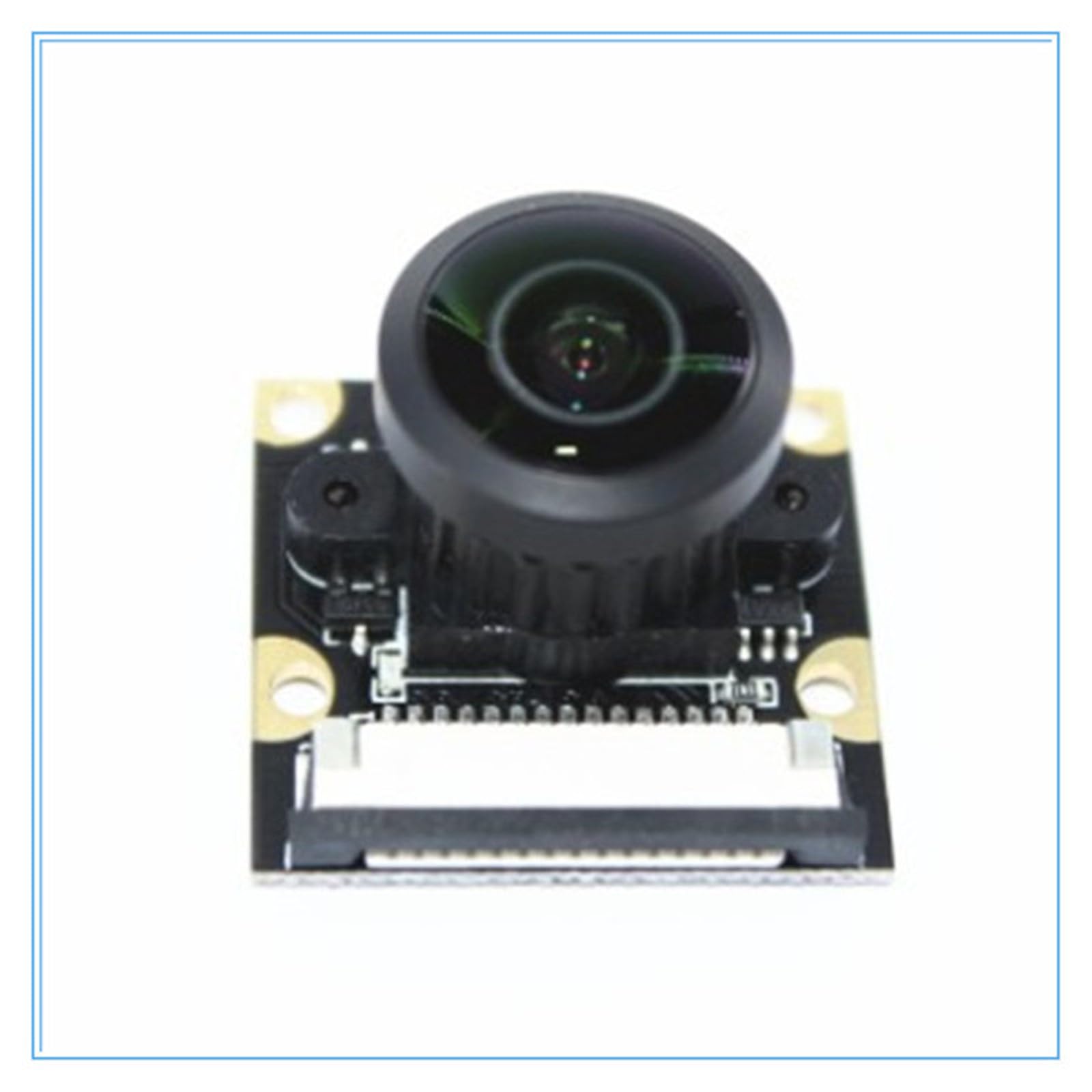 HDKEAN 222° Wide Angle 5MP Adjustable Camera Module for Raspberry Pi 3B+ - 1080P HD Video Recording for DIY Projects, Home Security & Robotics
