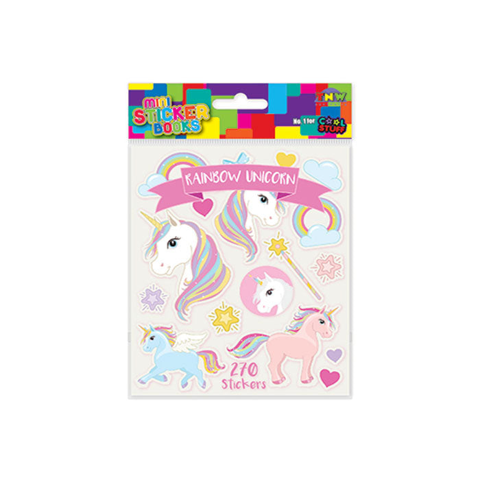Magical Unicorn Sticker Book for Kids - 500+ Colorful Stickers, Scrapbooking & DIY Crafts - Perfect for Birthday Gifts, Party Favors & School Projects