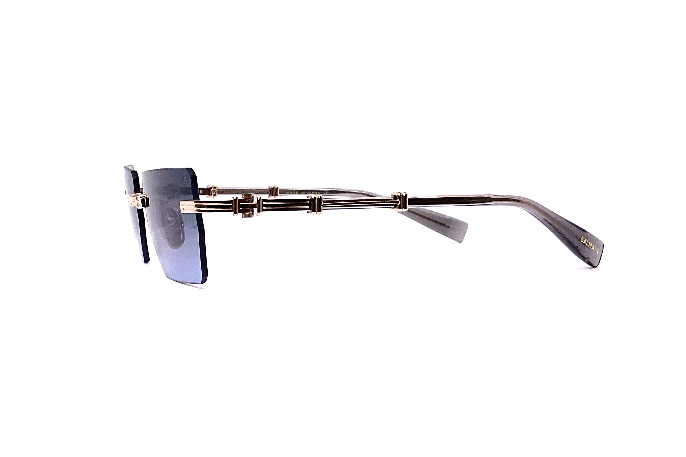 Balmain Pierre Sunglasses Gold Grey - Luxury Designer Shades for Women & Men - Perfect for Outdoor, Travel & Fashion Accessories
