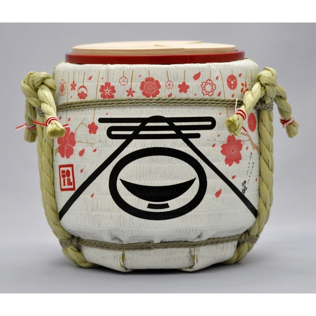 Premium Mini Kagami Biraki Sake Set - Traditional Japanese Ceremonial Rice Wine Cups for Weddings, New Year & Special Celebrations - Perfect Gift for Sake Lovers & Japanese Culture Enthusiasts