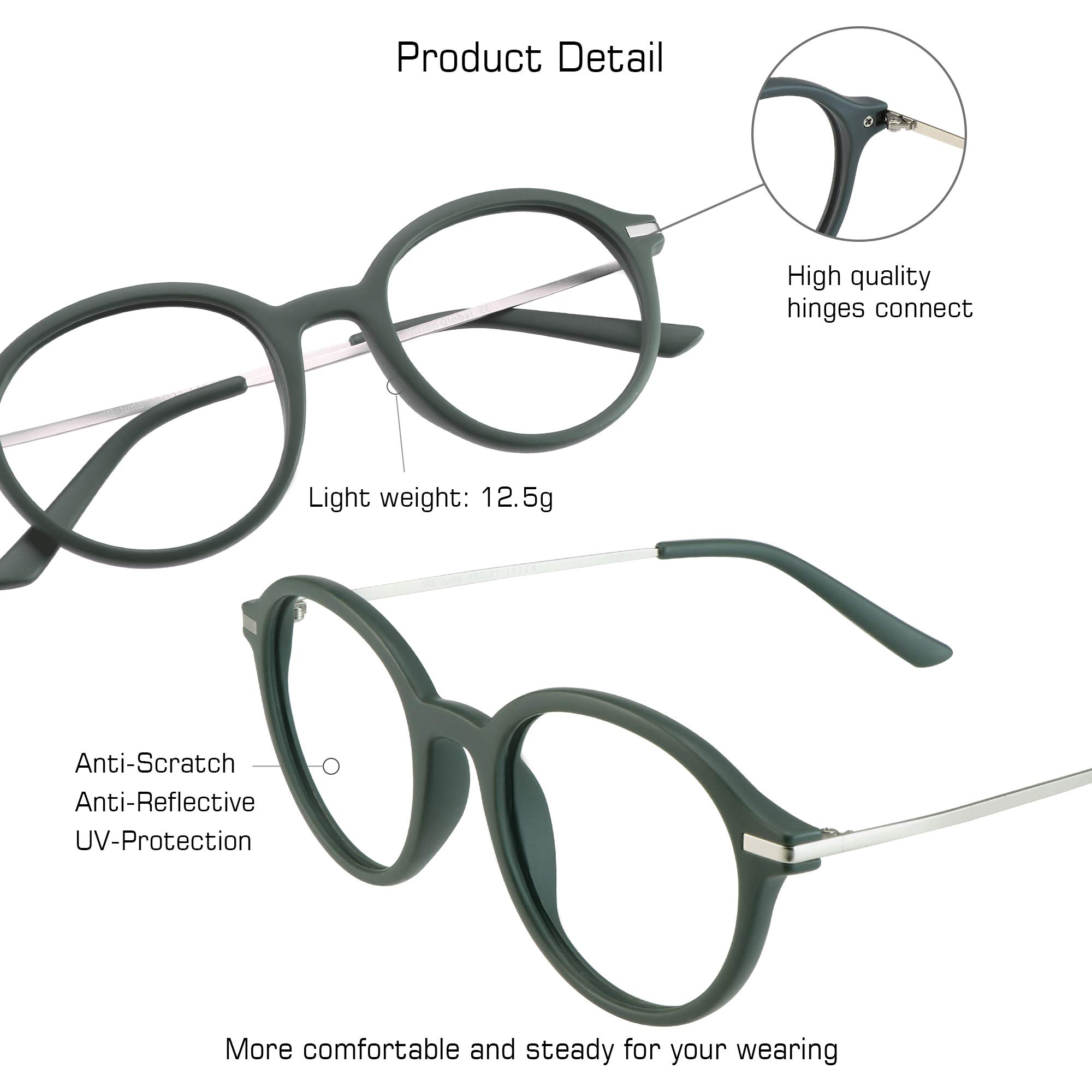 Blue Light Blocking Glasses for Women & Men - Anti Glare for Computer & Reading